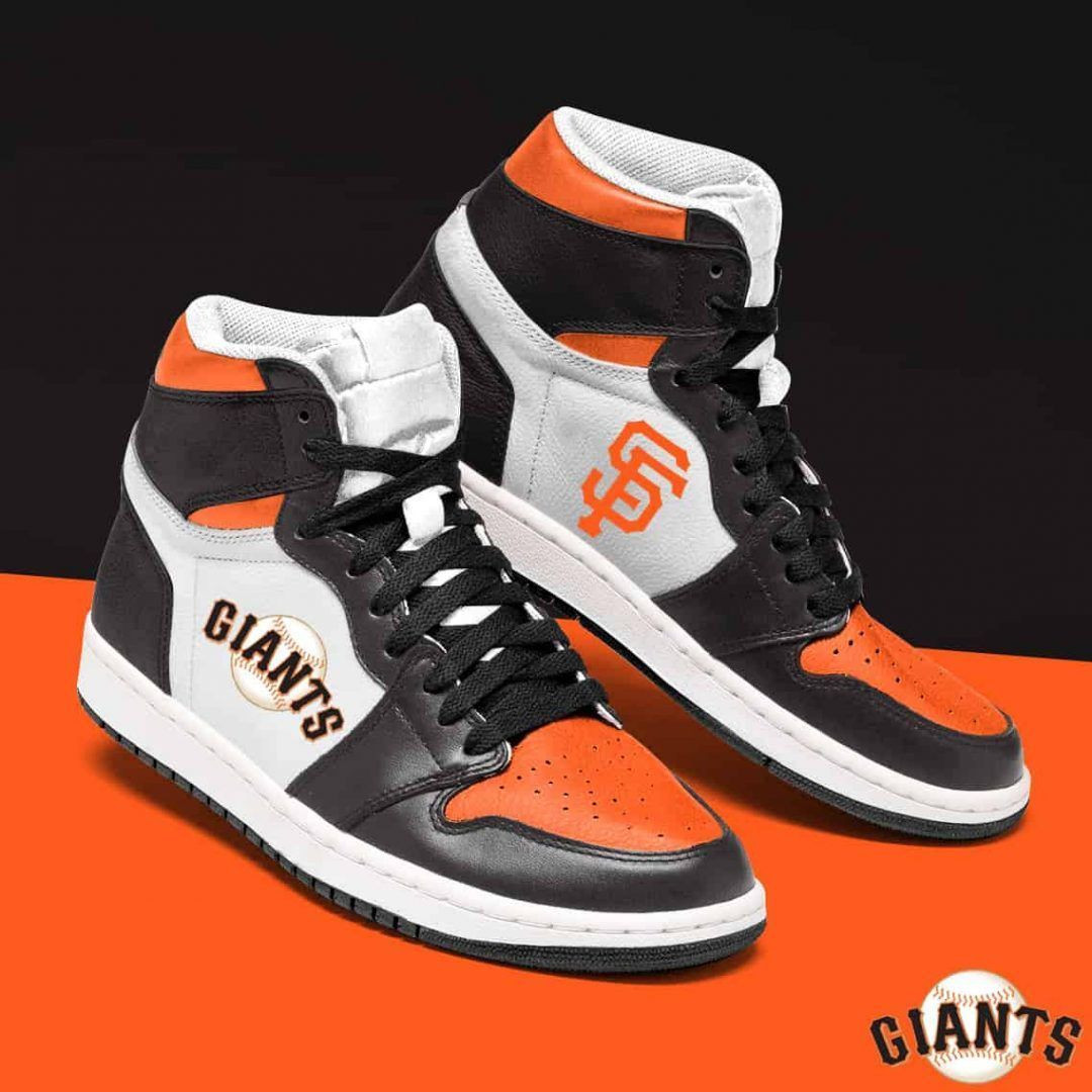 San Francisco Giants Sneakers MLB Sneakers High Top Air Jordan Sneaker, Air Jordan Hightop