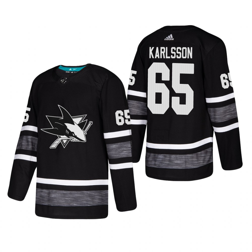 San Jose Sharks Erik Karlsson #65 2019 NHL All-Star Parley Black Jersey