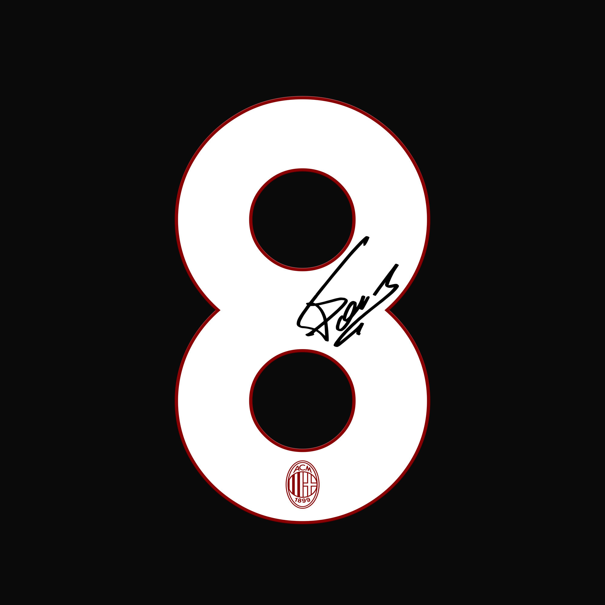 Sandro Tonali 8 Signed AC Milan 2022/23 Home Men Soccer Jersey – Red/Black