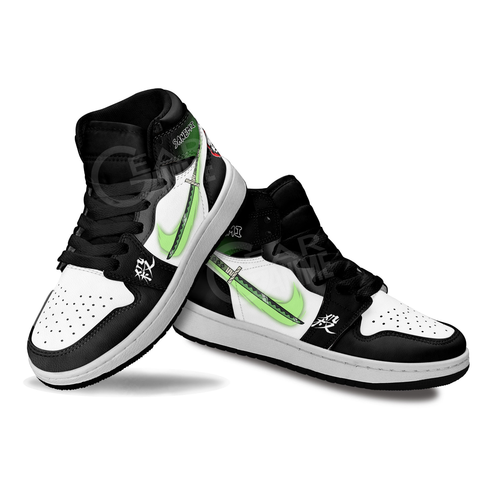 Sanemi Shinazugawa Skills Kids Sneakers Demon Slayer Anime Shoes For Kids