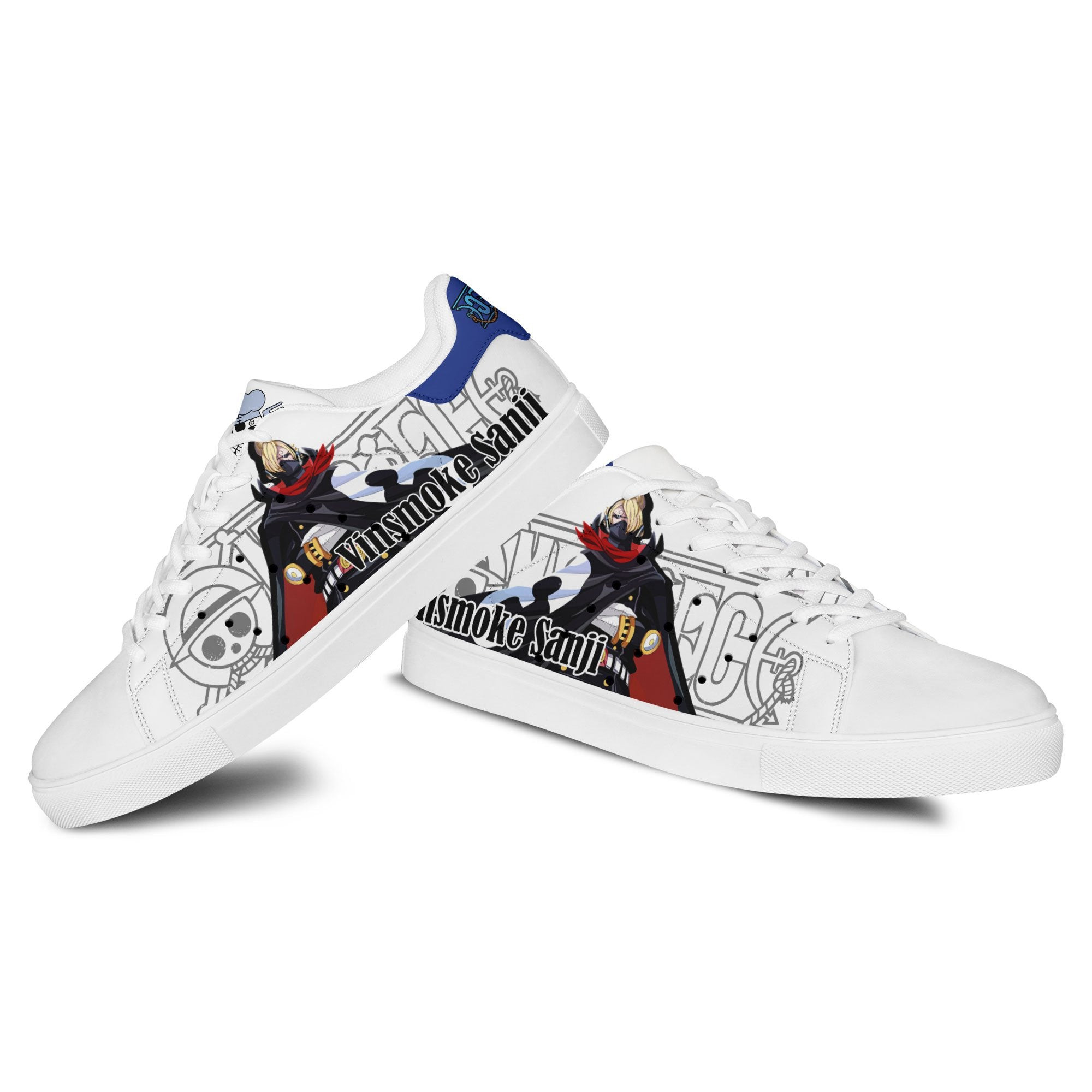 Sanji Raid Suit Skate Sneakers Custom Anime One Piece Shoes