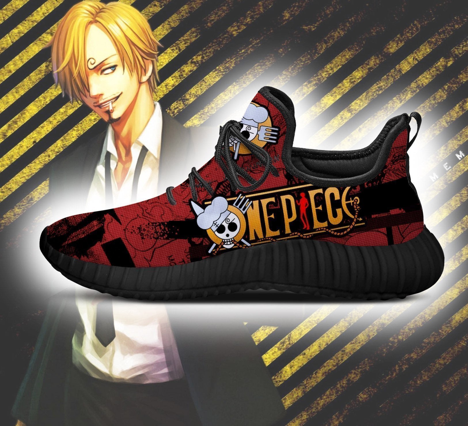 Sanji Reze Shoes One Piece Anime Shoes Fan Gift Idea