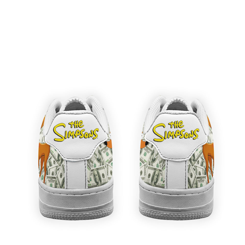 Santa’s Little Helper Air Sneakers Custom Simpson Cartoon Shoes