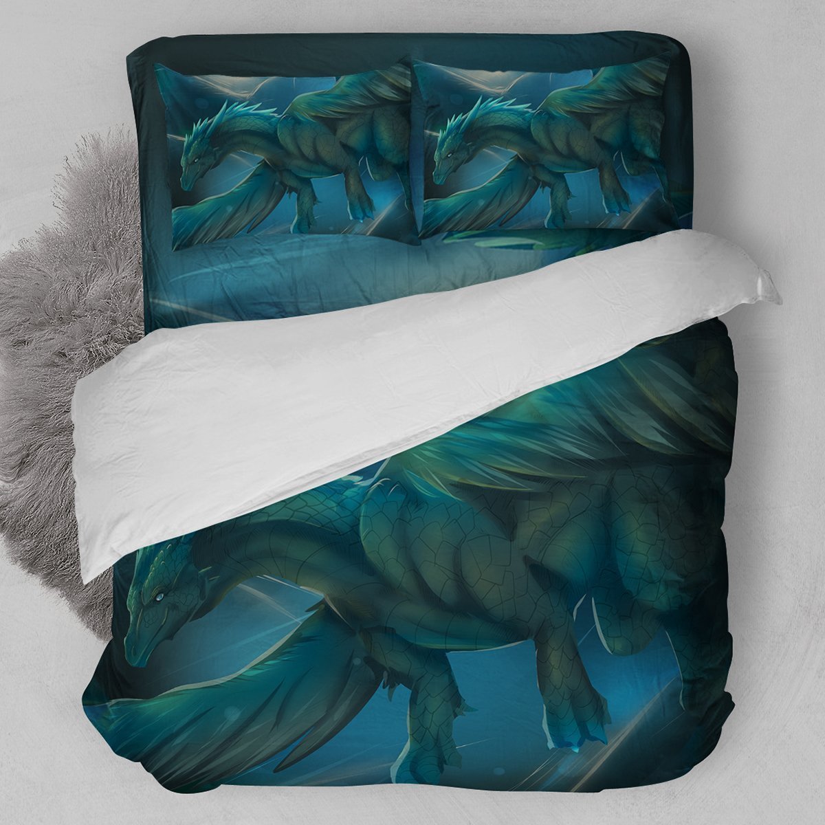 Saphira Eragon Dragon Duvet Cover Bedding Set