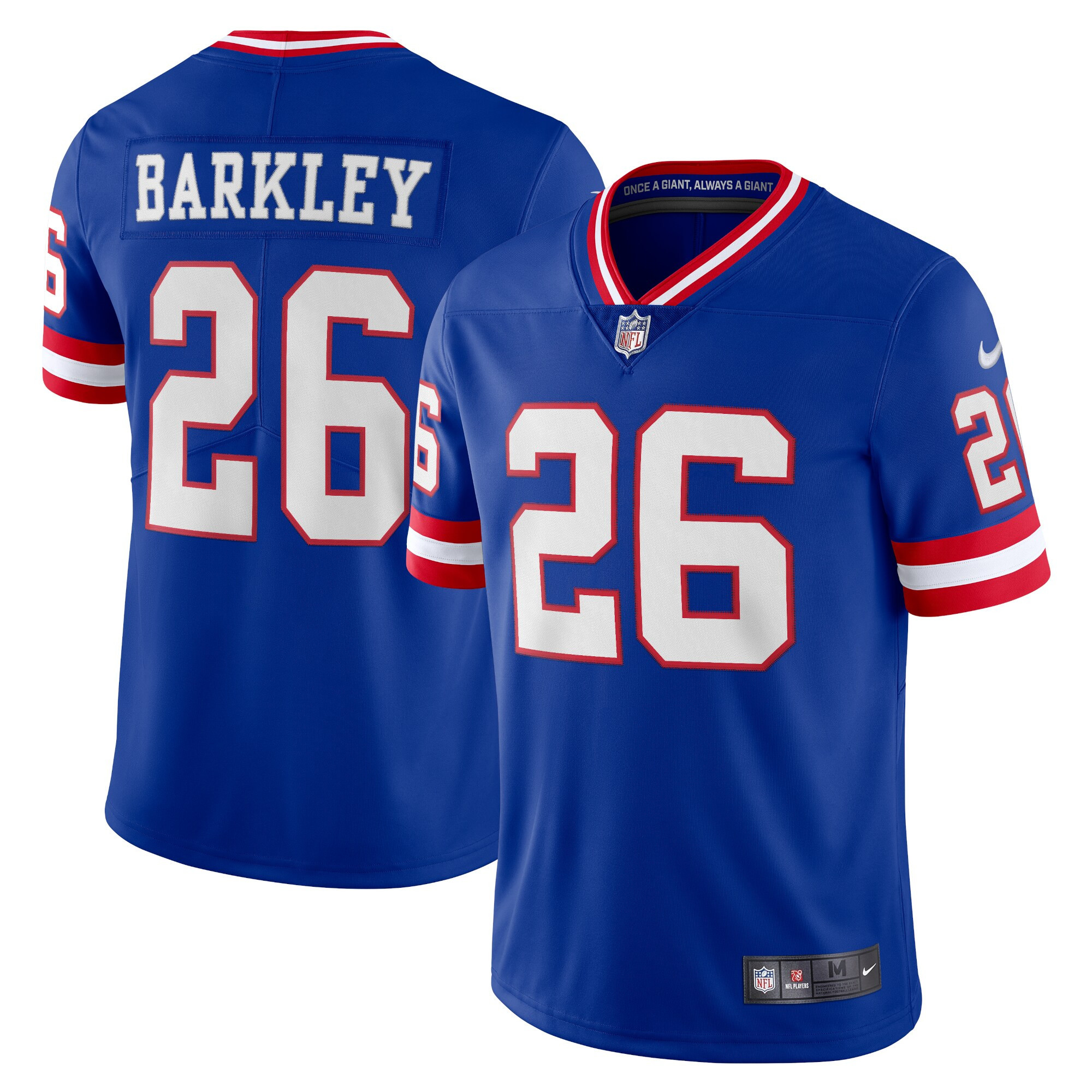 Saquon Barkley New York Giants Royal Jersey - All Stitched 