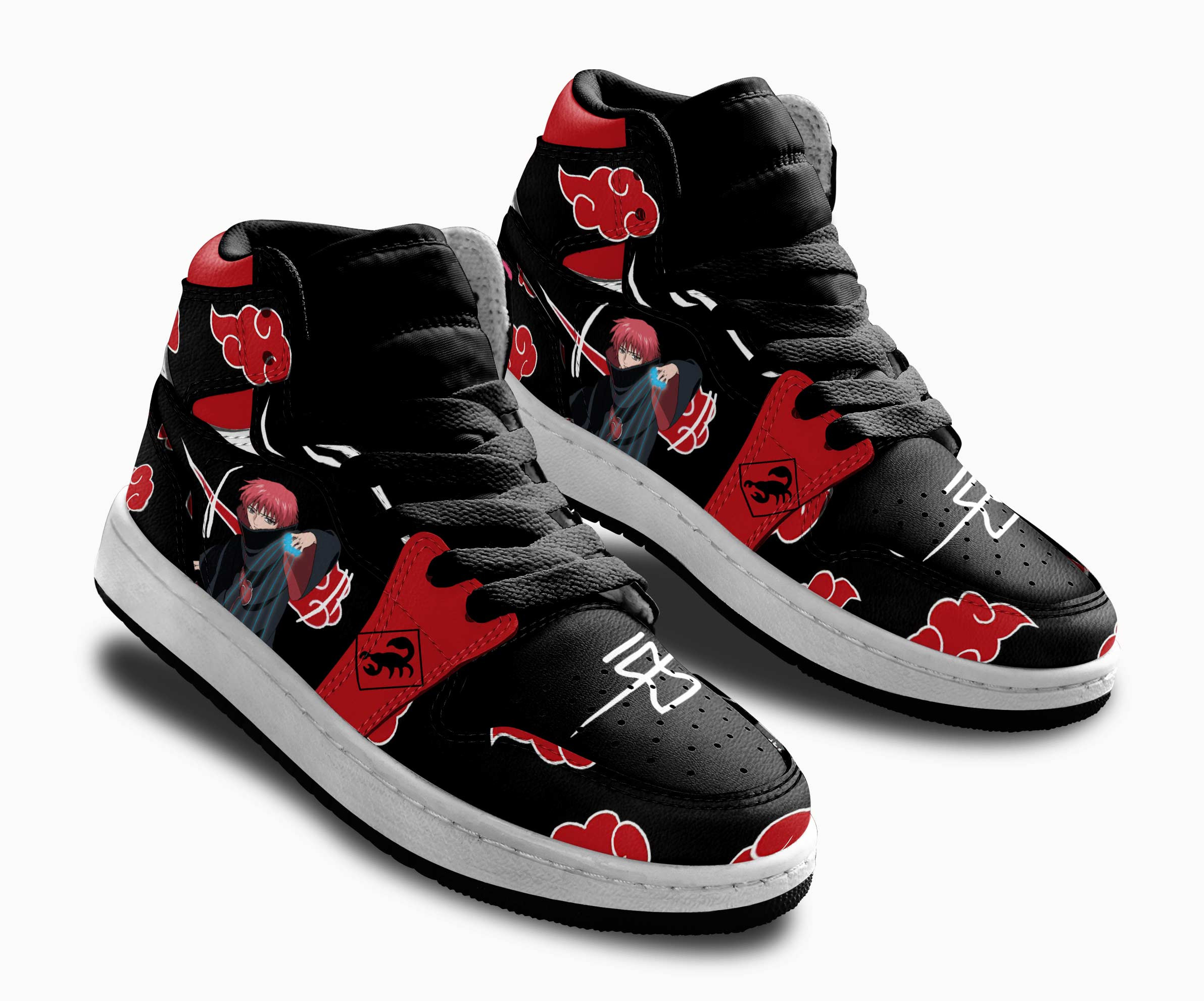 Sasori Akatsuki Kids Sneakers Custom Anime NRT Shoes For Kids