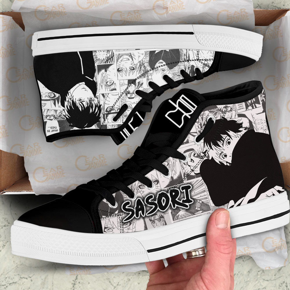 Sasori High Top Shoes Custom Manga Anime Sneakers