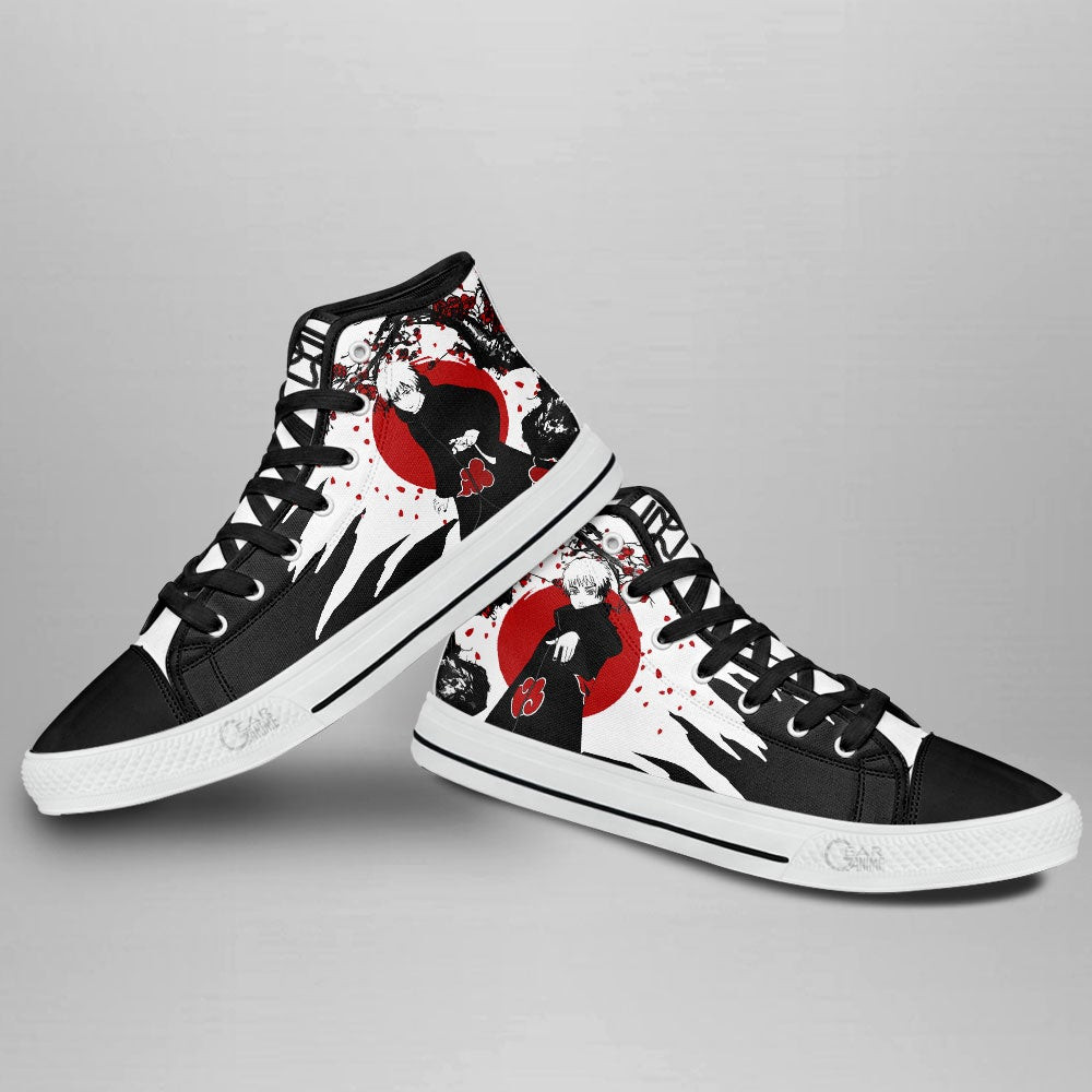 Sasori High Top Shoes Custom NRT Anime Sneakers Japan Style
