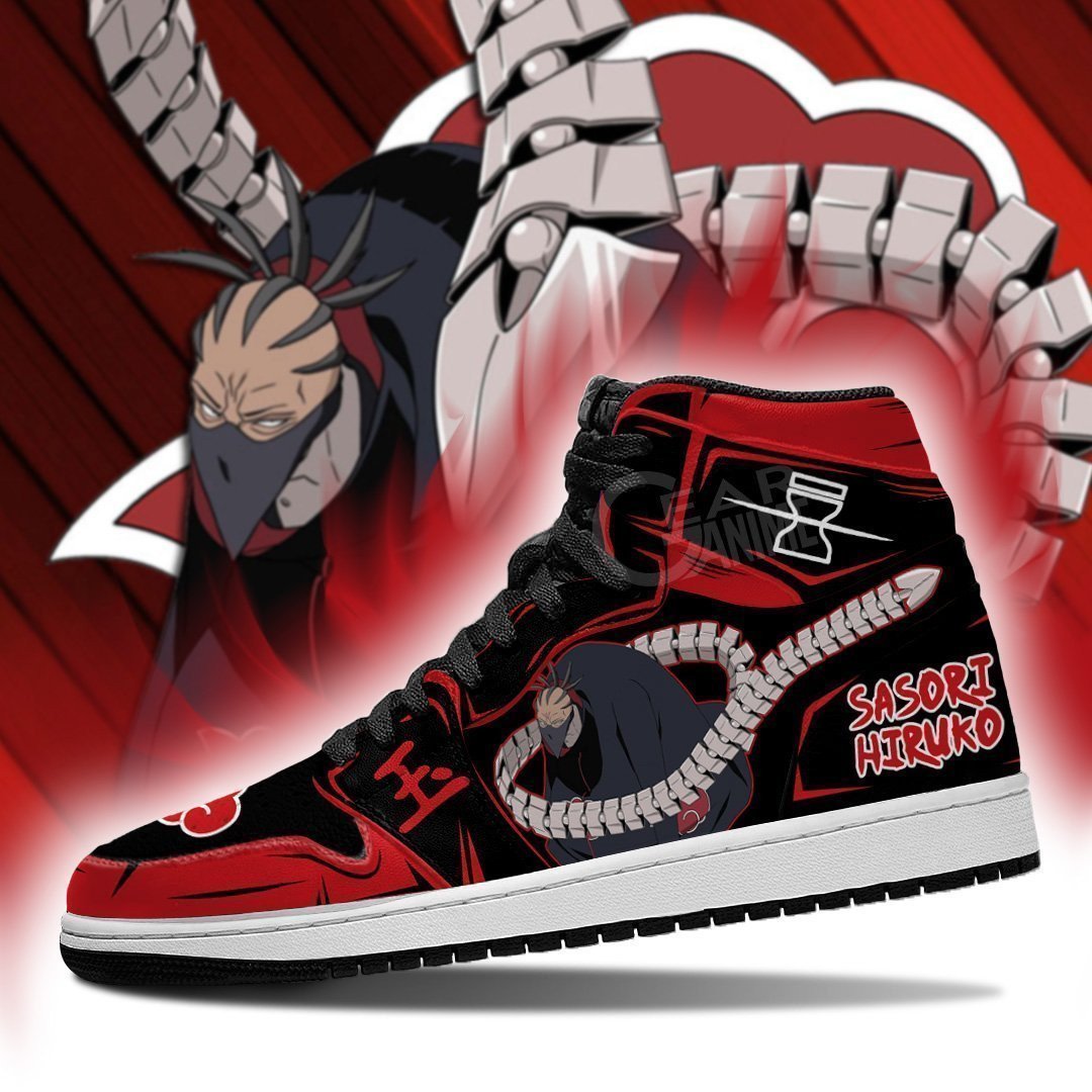 Sasori Hiruko Shoes Akatsuki Costume Anime JD1s Sneakers, Air Jordan Hightop