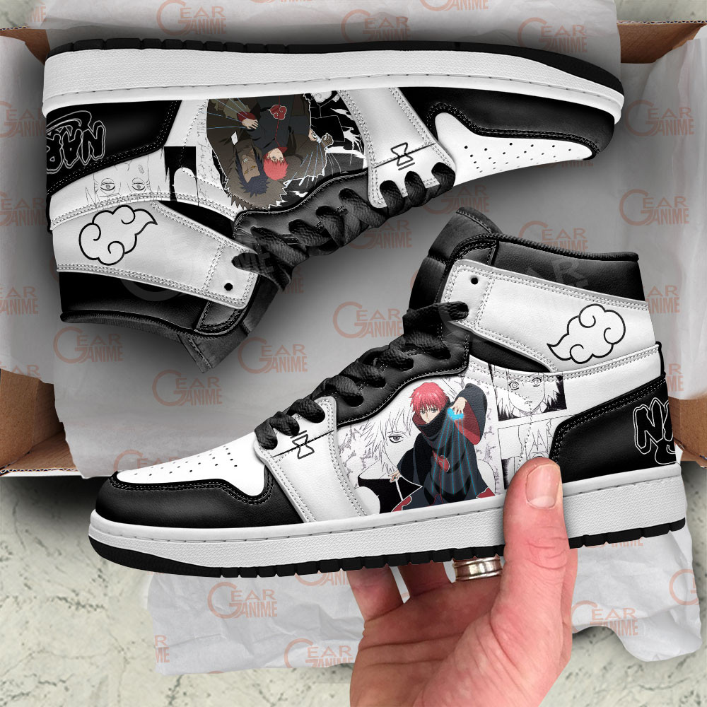 Sasori JD1s Sneakers Manga Anime Shoes, Air Jordan Hightop