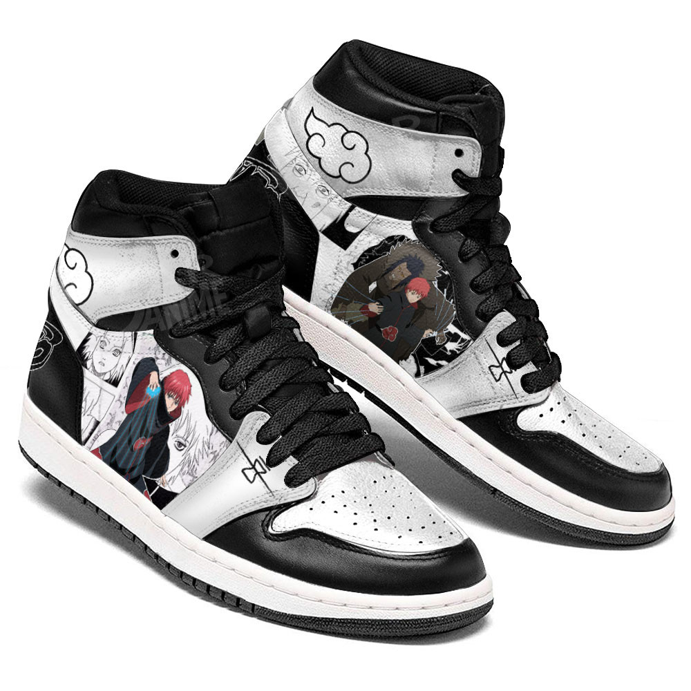 Sasori JD1s Sneakers Manga Anime Shoes, Air Jordan Hightop