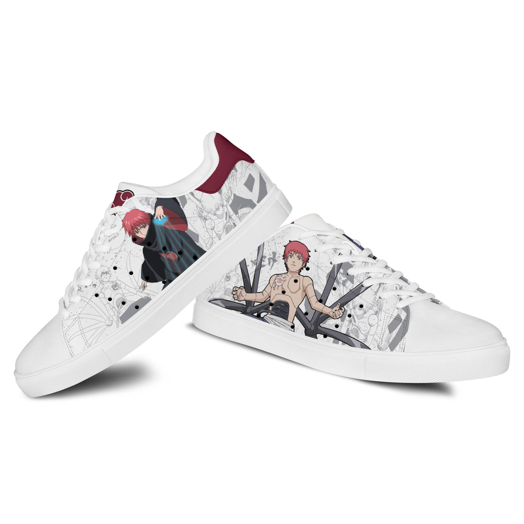 Sasori Skate Sneakers Custom NRT Anime Shoes