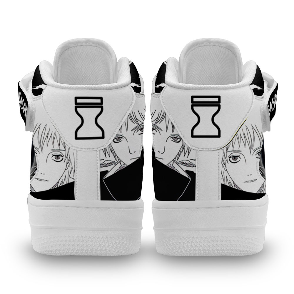 Sasori Sneakers Air Mid Custom Akatsuki Anime Shoes Mix Manga