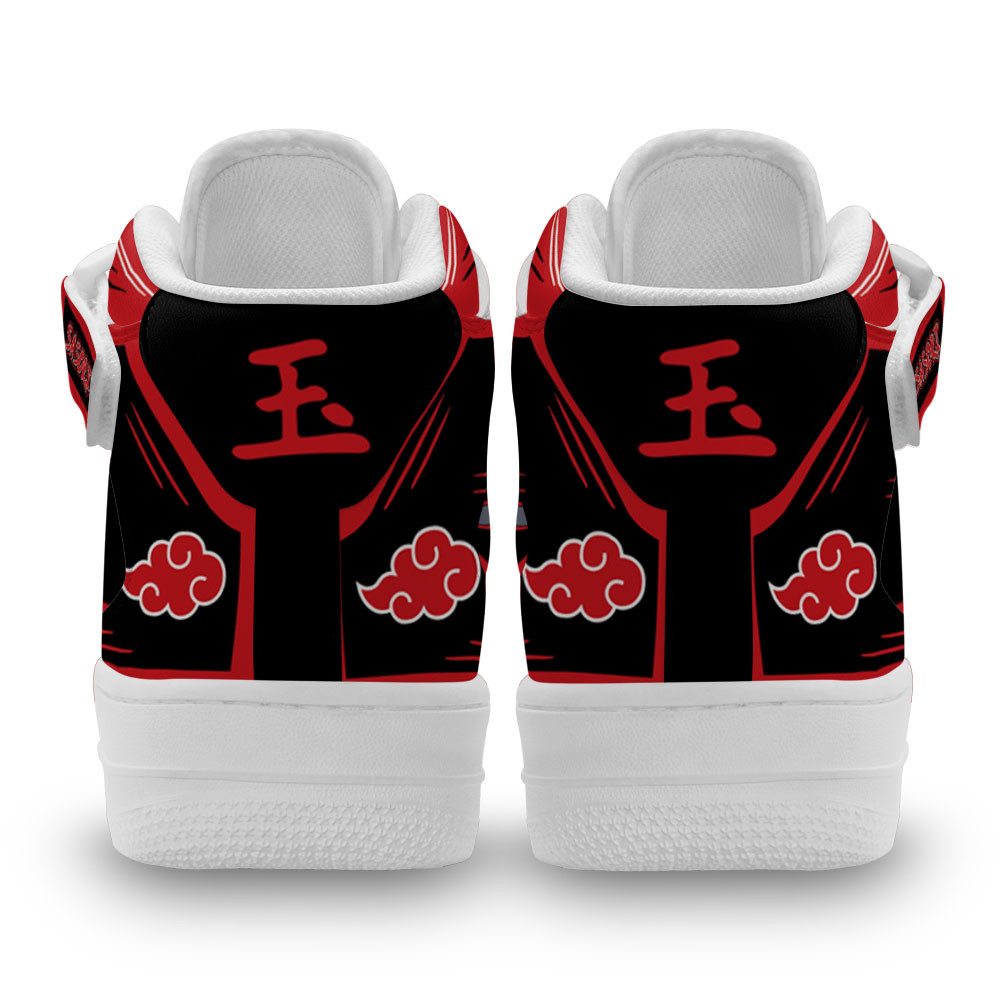 Sasori Sneakers Air Mid Custom Akatsuki Anime Shoes