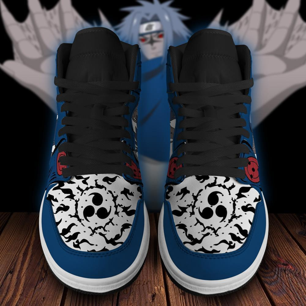 Sasuke Shoes Cursed Seal of Heaven Power Anime JD1s Sneakers, Air Jordan Hightop