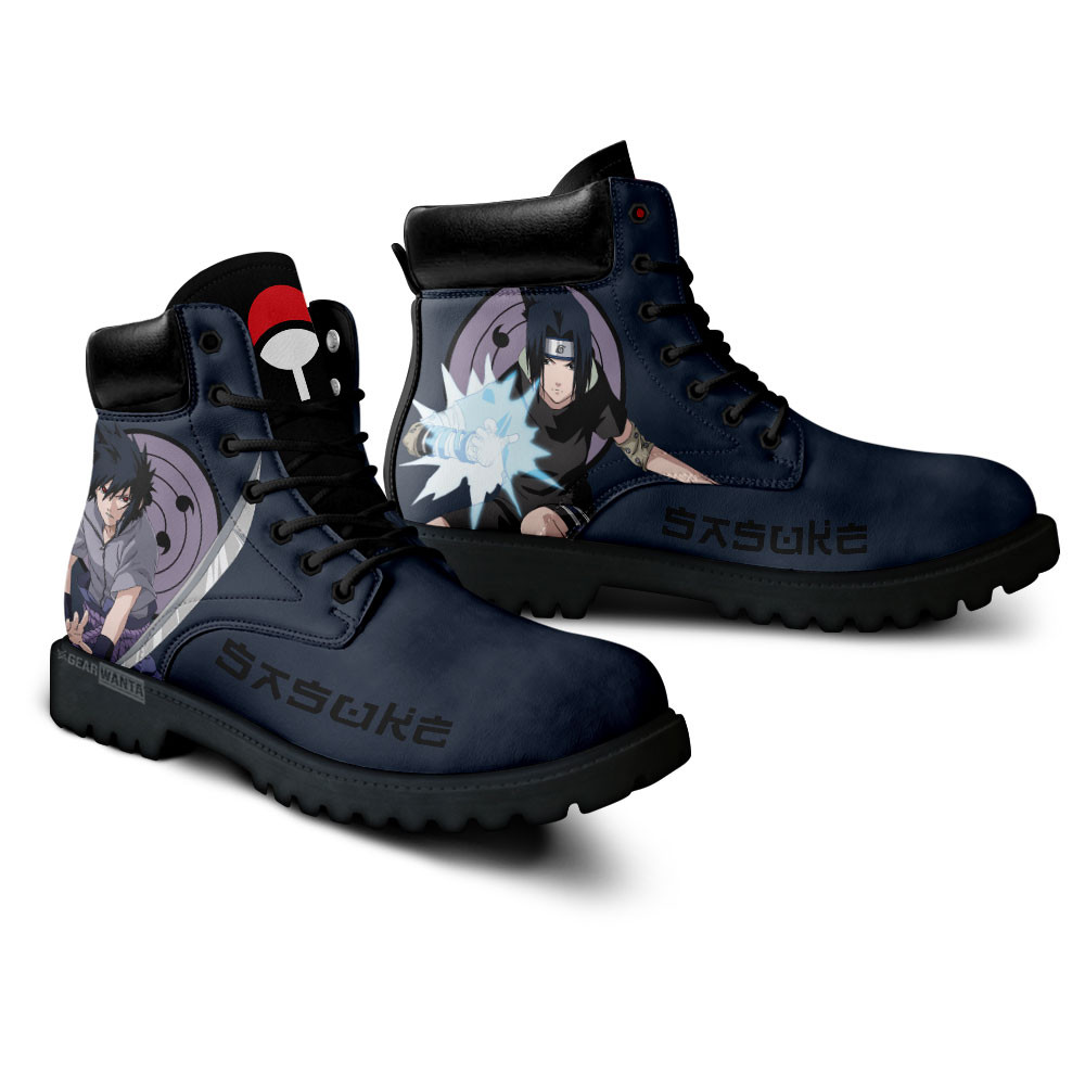 Sasuke Uchiha Boots Custom Shoes For Anime Fans