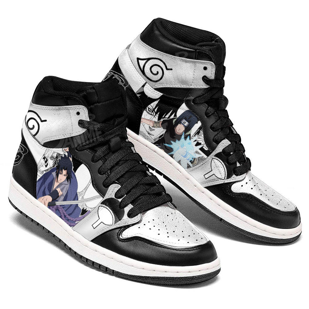Sasuke Uchiha JD1s Sneakers Anime Shoes Mix Manga, Air Jordan Hightop