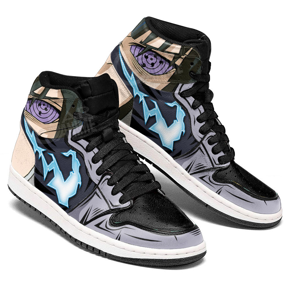 Sasuke Uchiha JD1s Sneakers Naruto Anime Shoes, Air Jordan Hightop