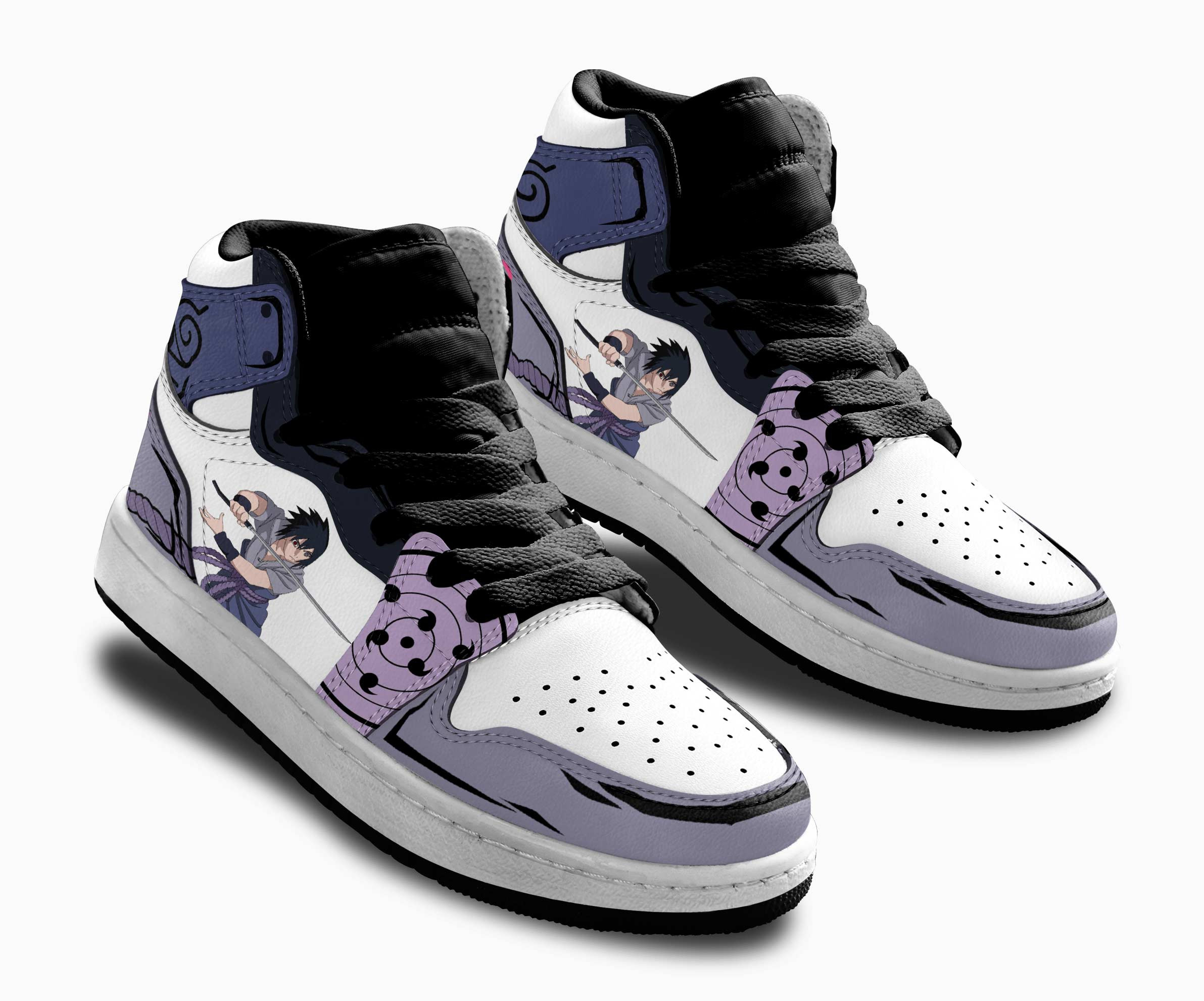 Sasuke Uchiha Kids Sneakers Custom Anime NRT Shoes For Kids