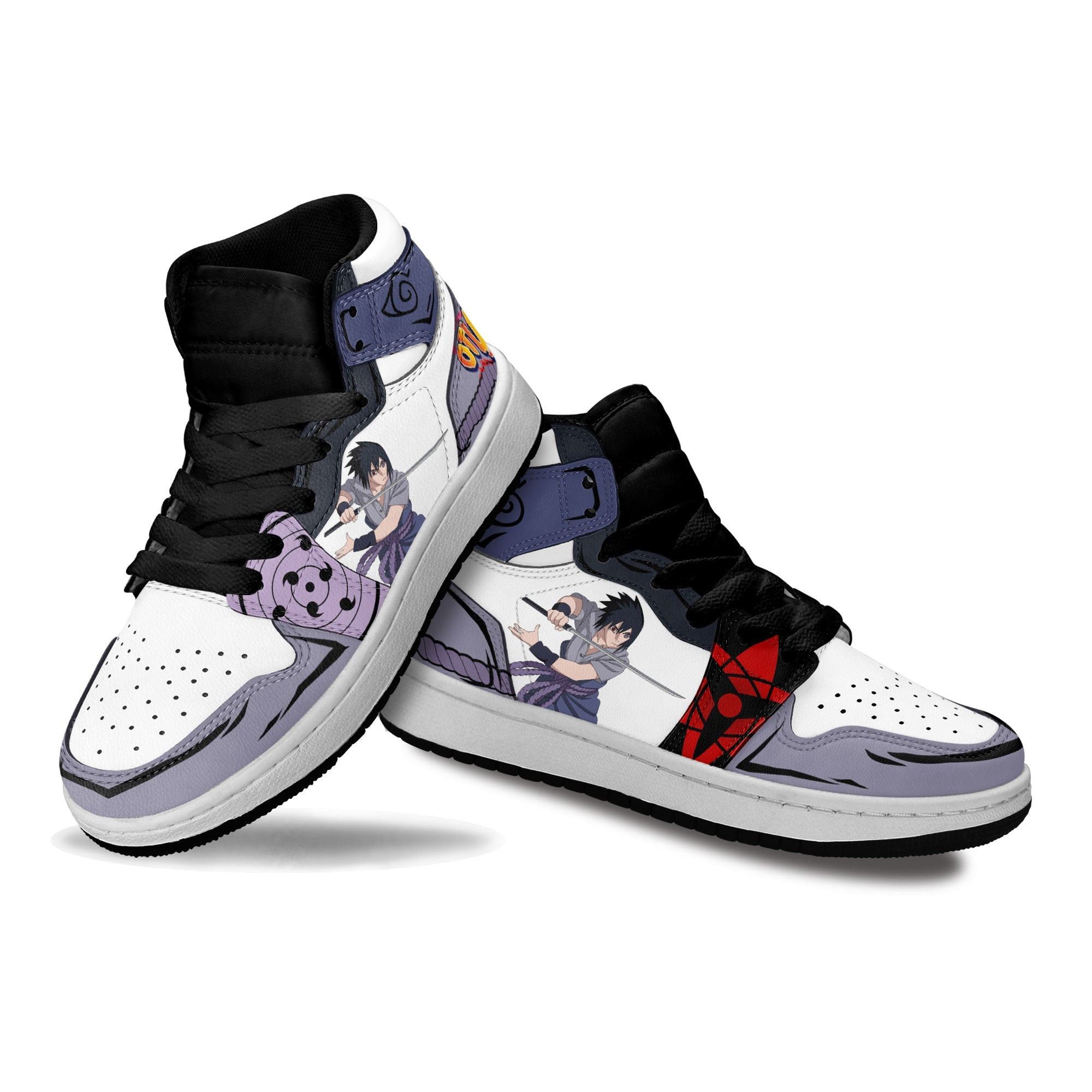 Sasuke Uchiha Kids Sneakers Custom Anime NRT Shoes For Kids