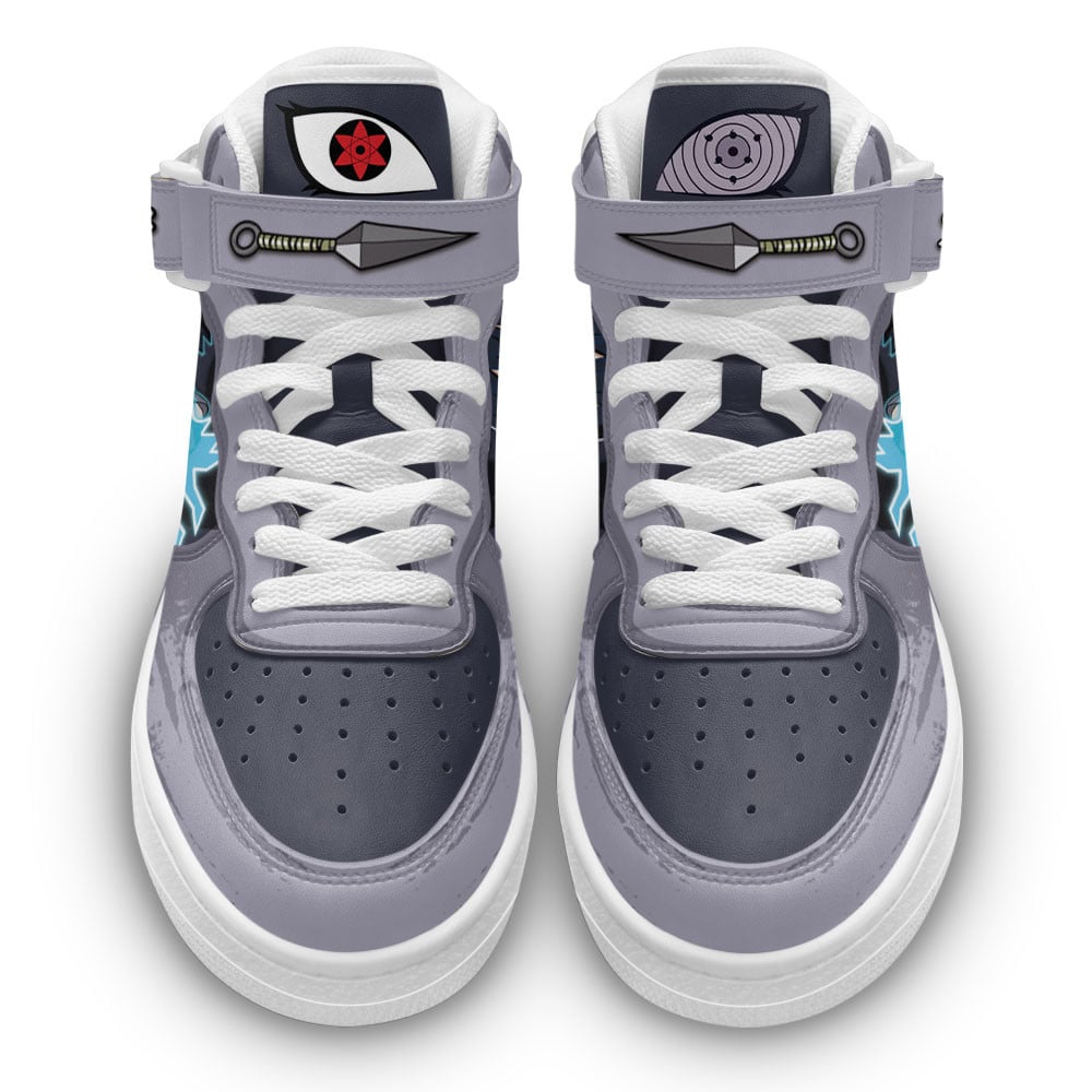 Sasuke Uchiha Sneakers Air Mid Custom Anime Shoes