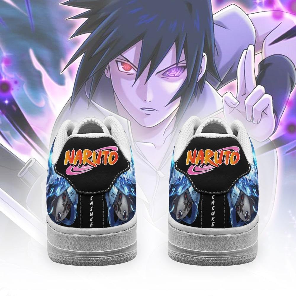 Sasuke Uchiha Sneakers Custom Anime Shoes Leather