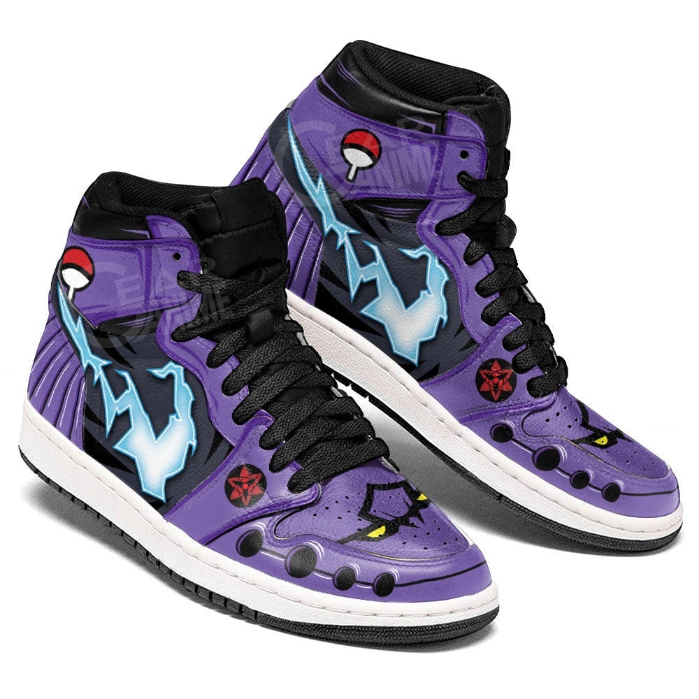Sasuke Uchiha Susanoo JD1s Sneakers Naruto Anime Shoes, Air Jordan Hightop