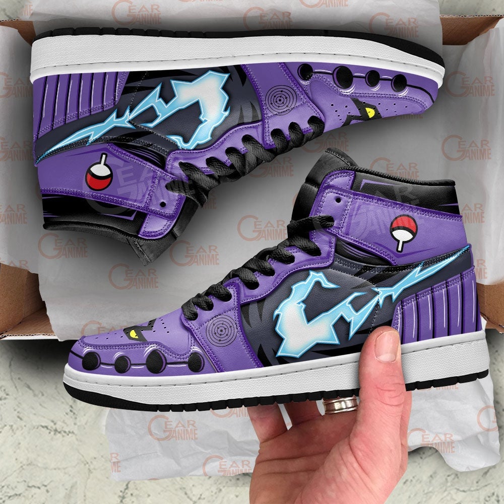 Sasuke Uchiha Susanoo JD1s Sneakers Naruto Anime Shoes, Air Jordan Hightop
