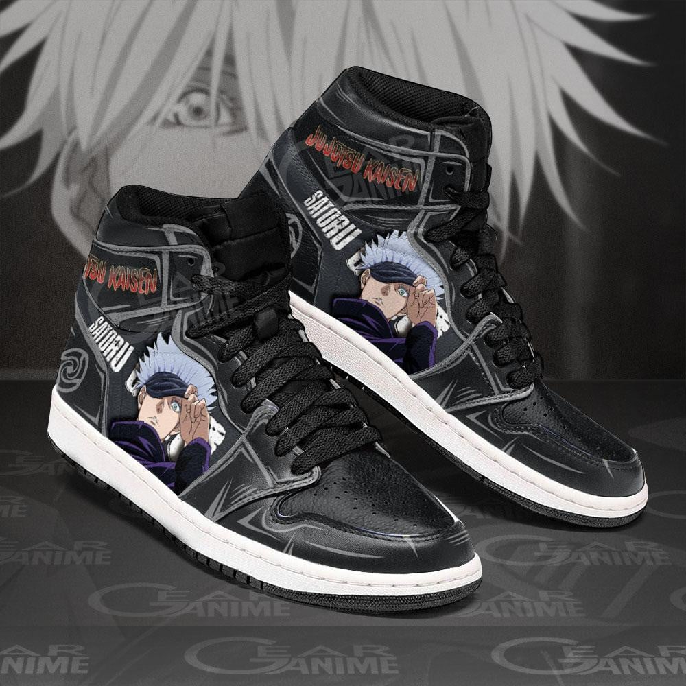 Satoru Gojo JD1s Sneakers Jujutsu Kaisen Anime Shoes, Air Jordan Hightop