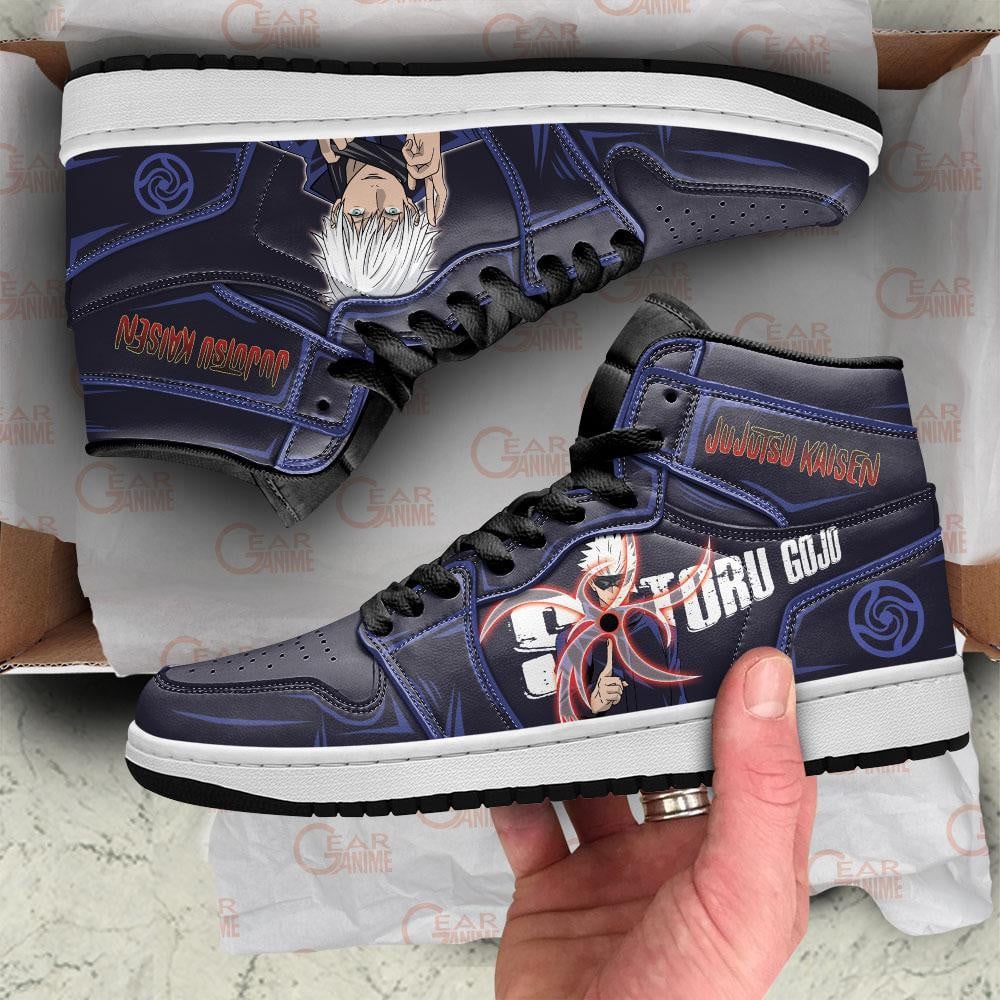 Satoru Gojo JD1s Sneakers Jujutsu Kaisen Anime Shoes, Air Jordan Hightop
