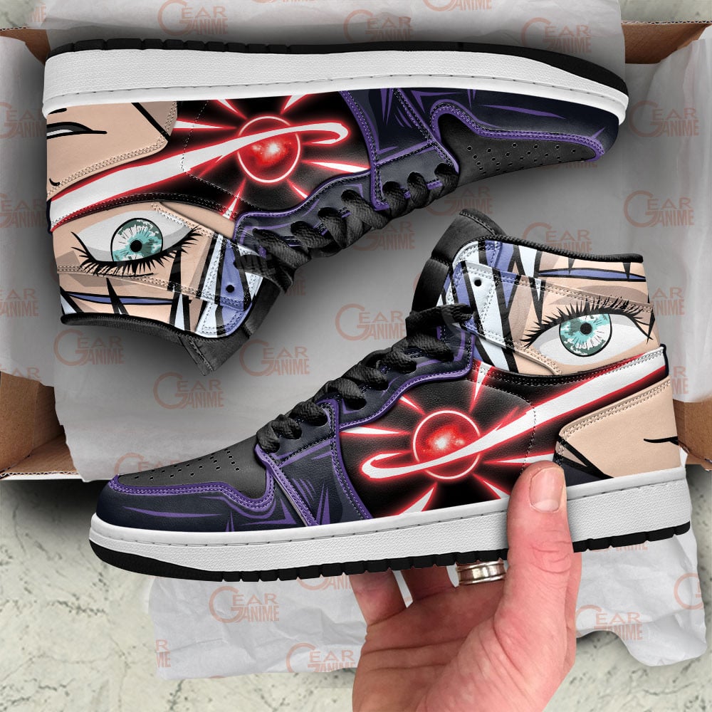 Satoru Gojo JD1s Sneakers Jujutsu Kaisen Anime Shoes Gift For Fans, Air Jordan Hightop