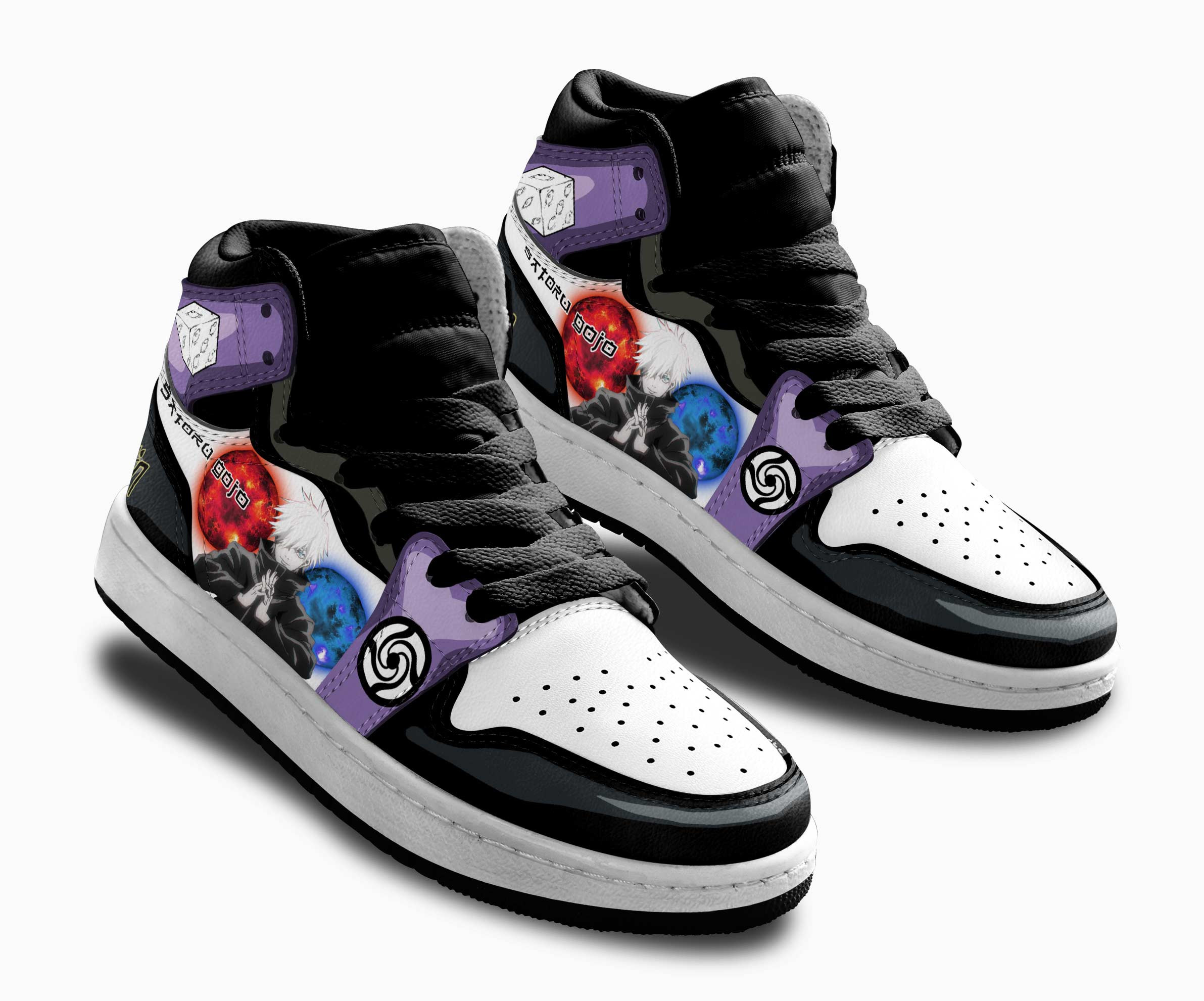 Satoru Gojo Kids Sneakers Custom Jujutsu Kaisen Anime Shoes For Kids