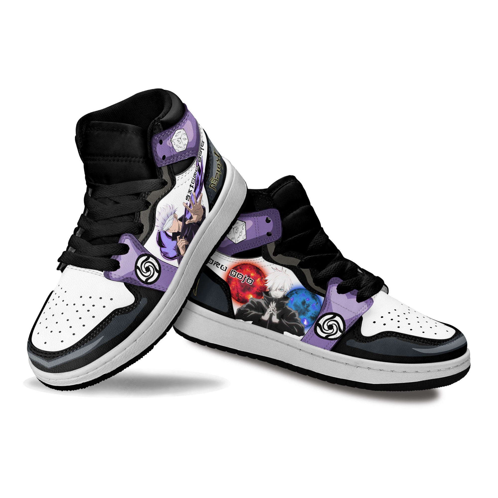 Satoru Gojo Kids Sneakers Custom Jujutsu Kaisen Anime Shoes For Kids