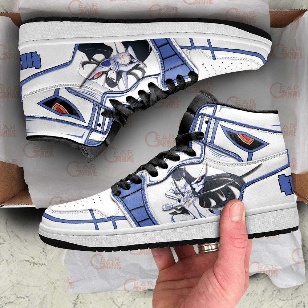 Satsuki Kiryuin JD1s Sneakers Anime Kill La Kill Shoes, Air Jordan Hightop