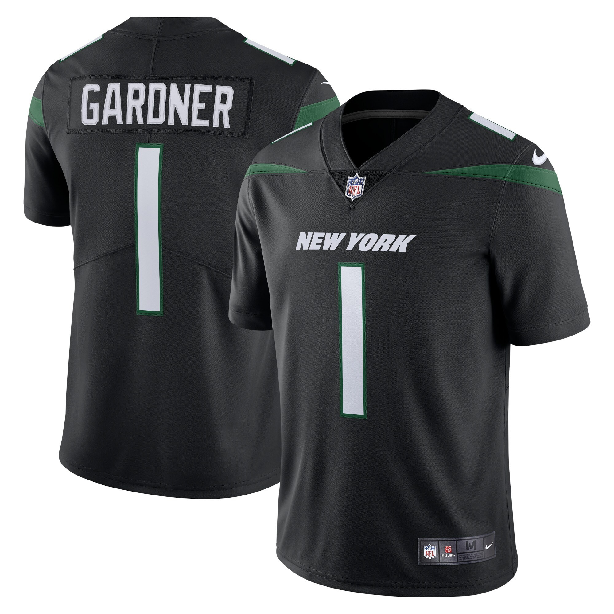 Sauce Gardner New York Jets Black Jersey - All Stitched