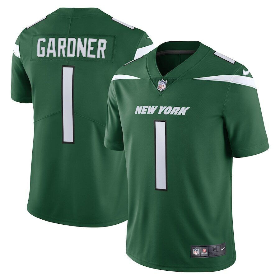 Sauce Gardner New York Jets Green Jersey - All Stitched