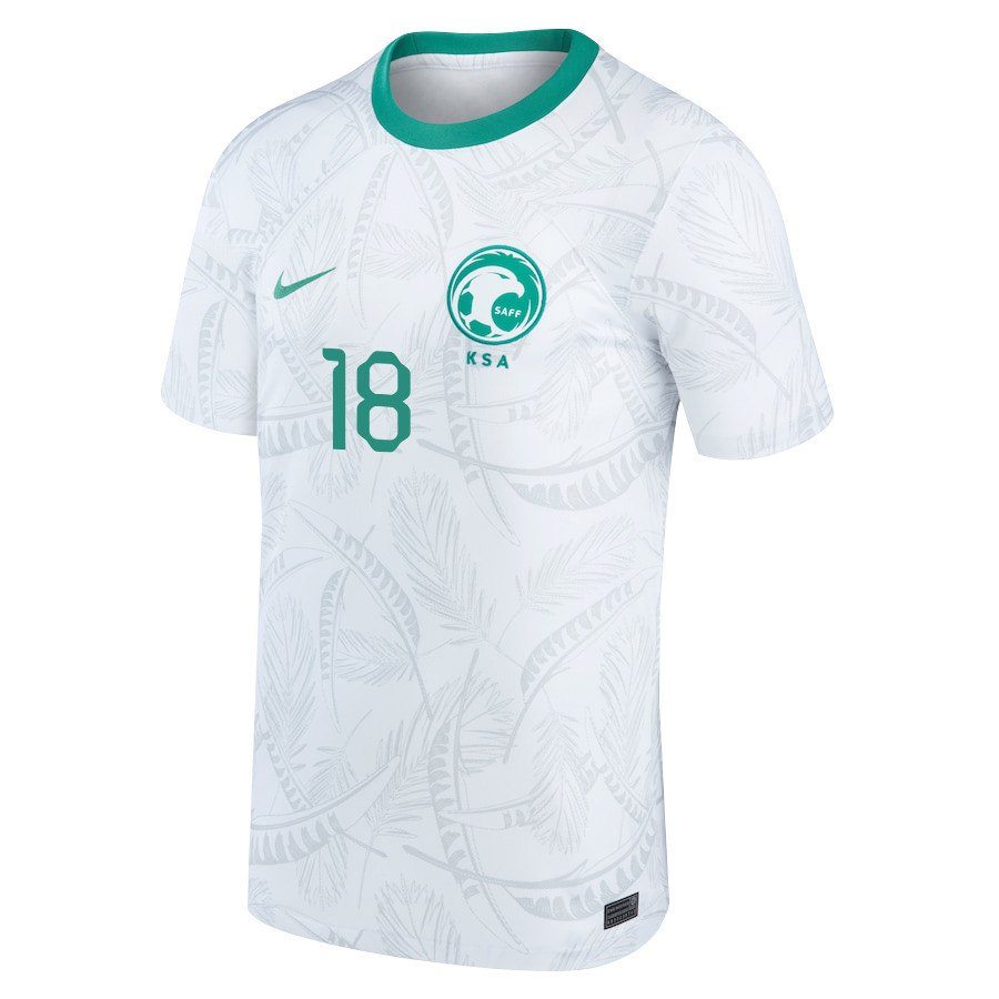 Saudi Arabia National Team FIFA World Cup Qatar 2022 Path Nawaf Al-Abed 18 – Home Soccer Jersey Saudi Arabia National Team FIFA World Cup Qatar 2022 Path Nawaf Al-Abed 18 – Home Soccer Jersey