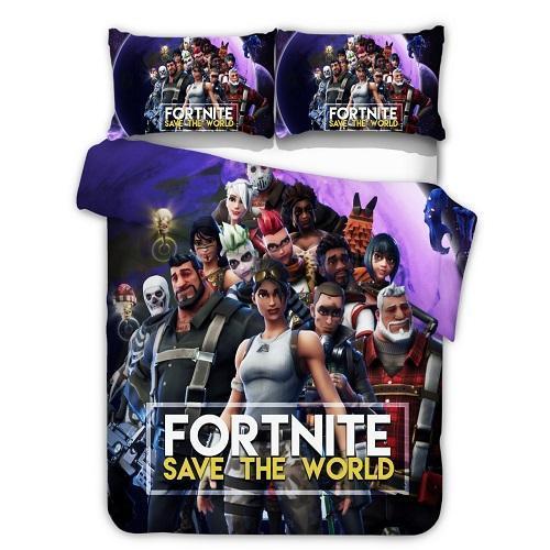 Save The World Theme Duvet Cover Bedding Set