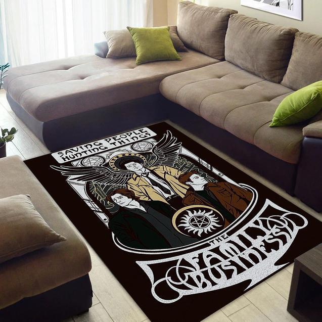 Saving People Hunting Things The Family Business Area Rectangle Rug