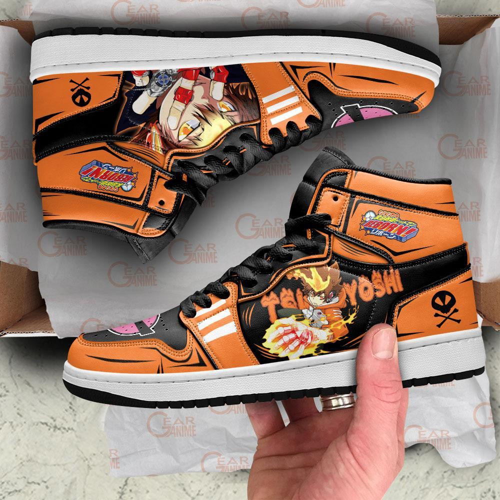 Sawada Tsunayoshi JD1s Sneakers Reborn Anime Shoes, Air Jordan Hightop