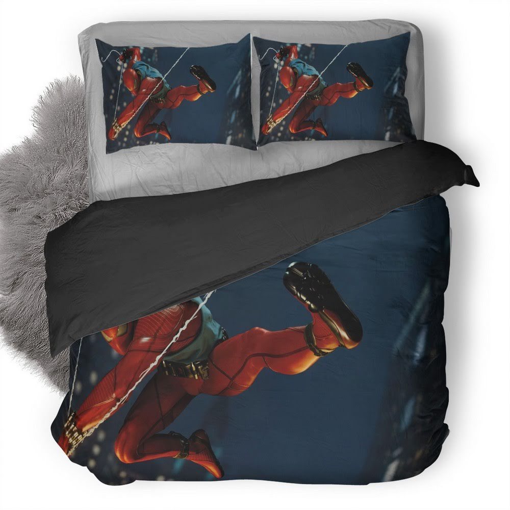 Scarlet Spider-Man 3D Customized Duvet Cover Bedding Set
