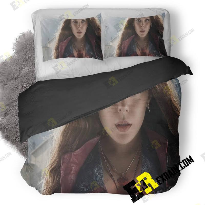 Scarlet Witch In Captain America Civil War Qhd 3D Customized Duvet Cover Bedding Set