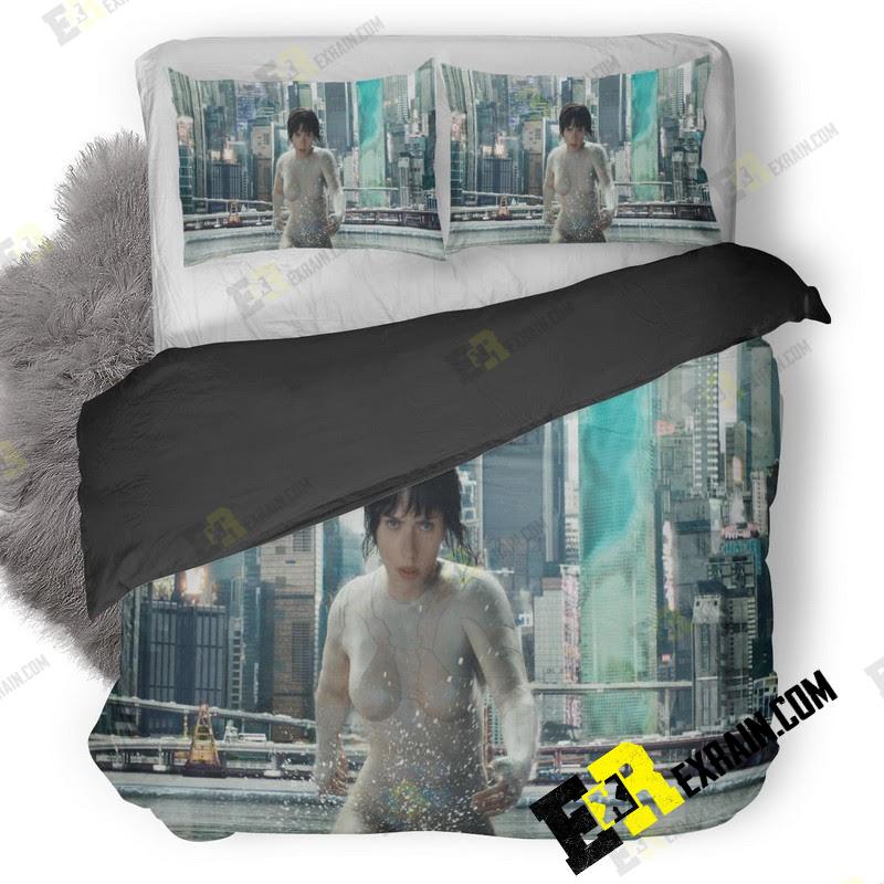 Scarlett Johansson In Ghost In The Shell Movie Hd H8 3D Customized Duvet Cover Bedding Set