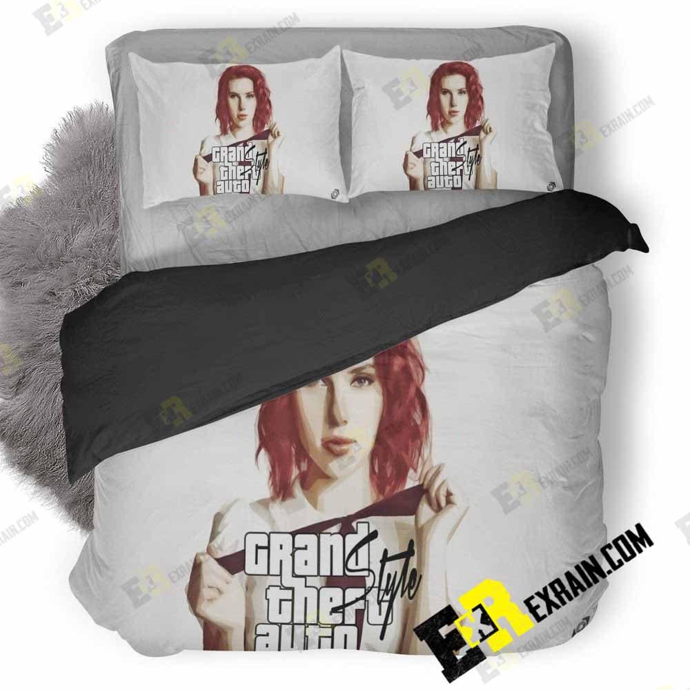 Scarlett Johansson In Gta 3D Customized Duvet Cover Bedding Set