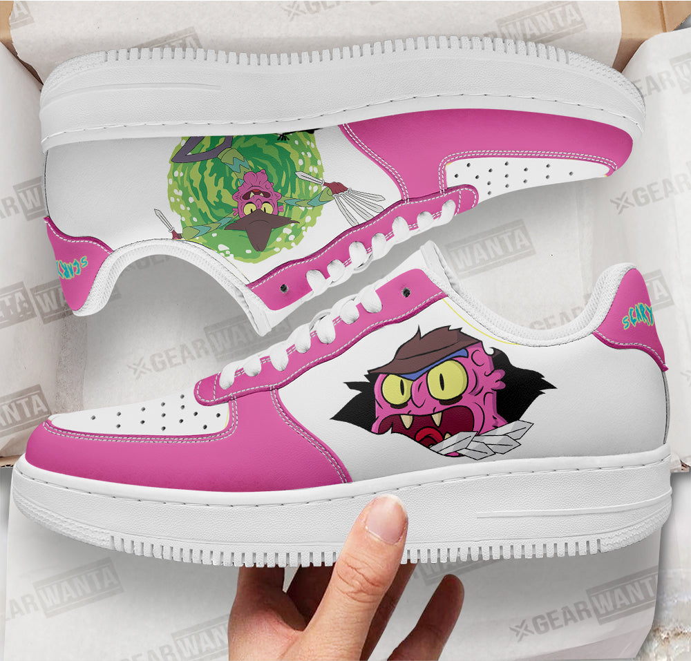 Scary Terry Rick and Morty Custom Air Sneakers