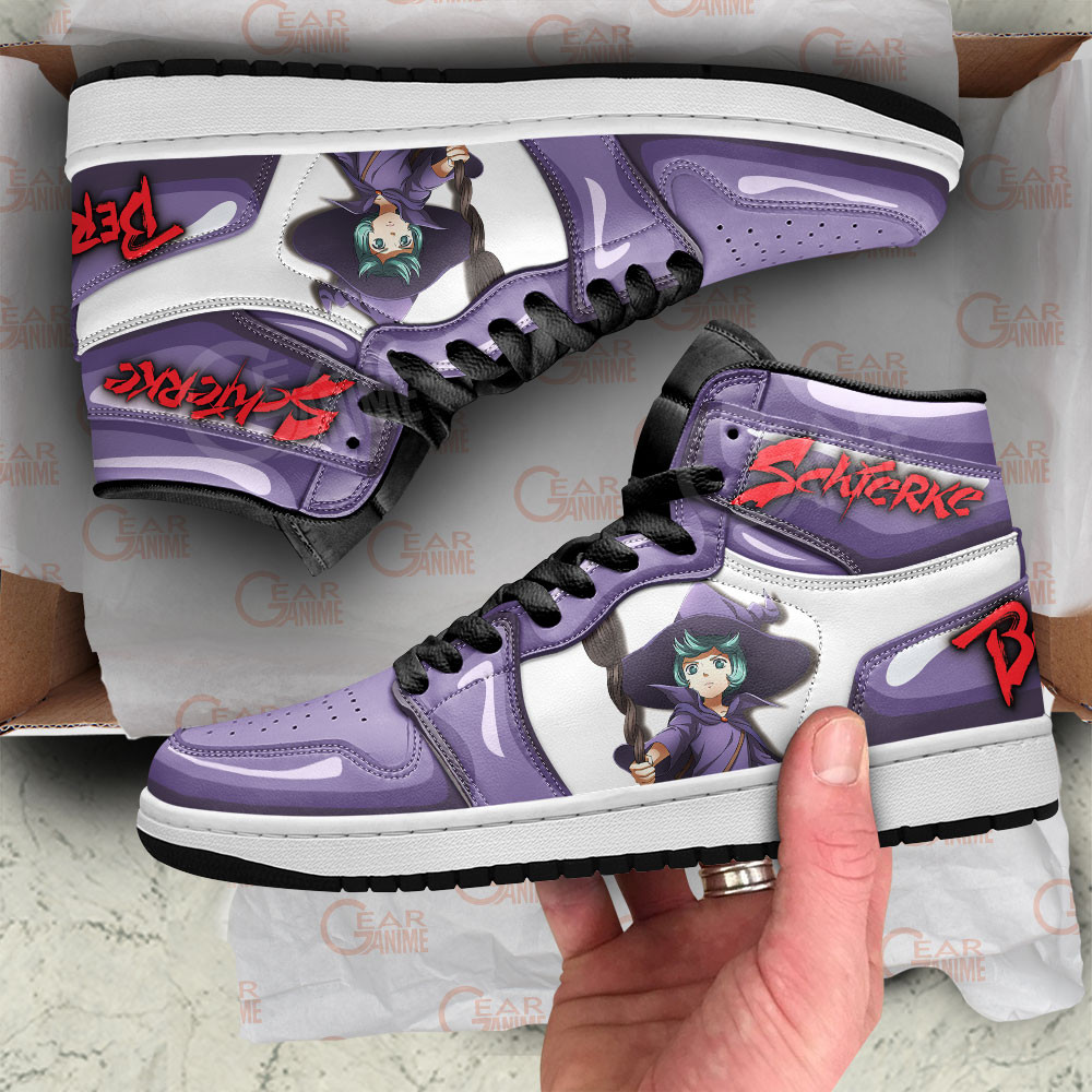 Schierke JD1s Sneakers Berserk Anime Shoes, Air Jordan Hightop