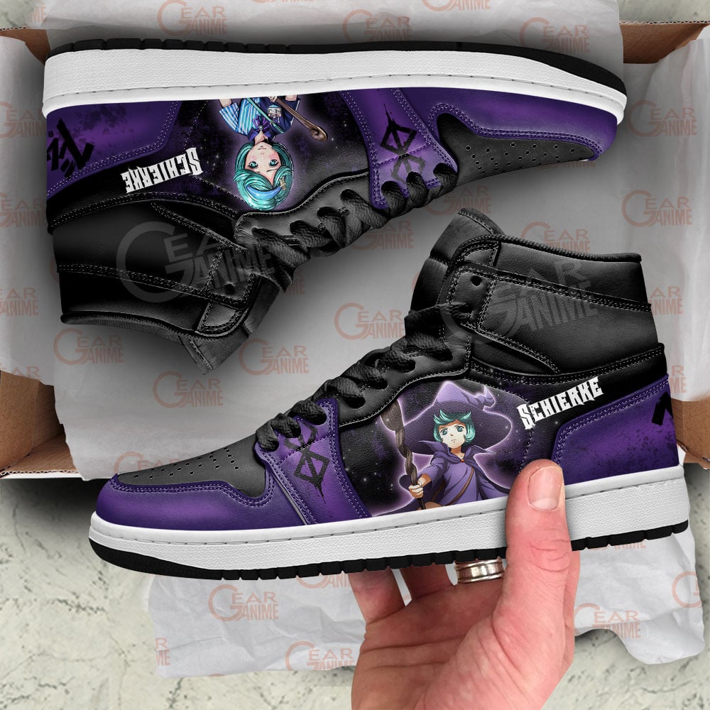 Schierke JD1s Sneakers Berserk Anime Shoes For Fans, Air Jordan Hightop