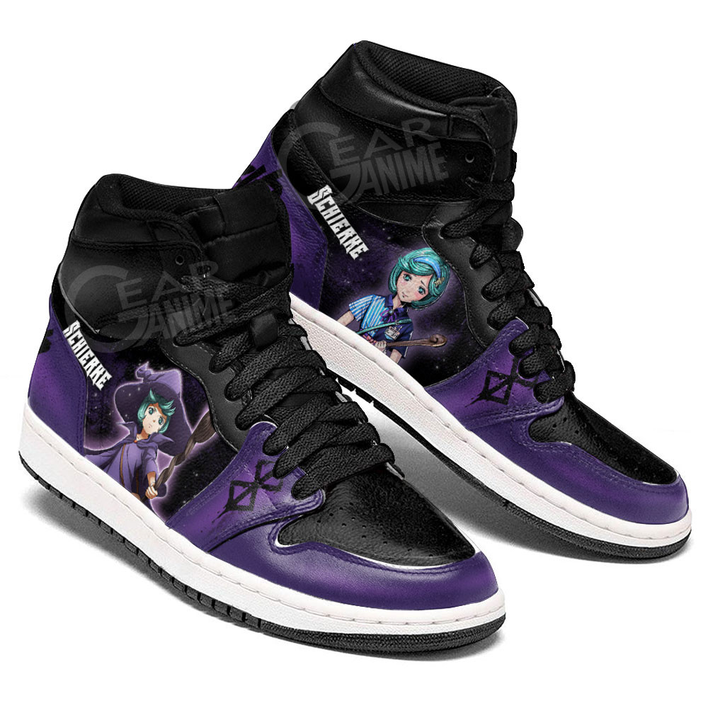 Schierke JD1s Sneakers Berserk Anime Shoes For Fans, Air Jordan Hightop
