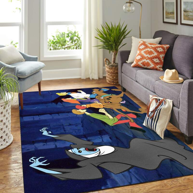 Schooby Doo Ghost Carpet Floor Area Rectangle Rug