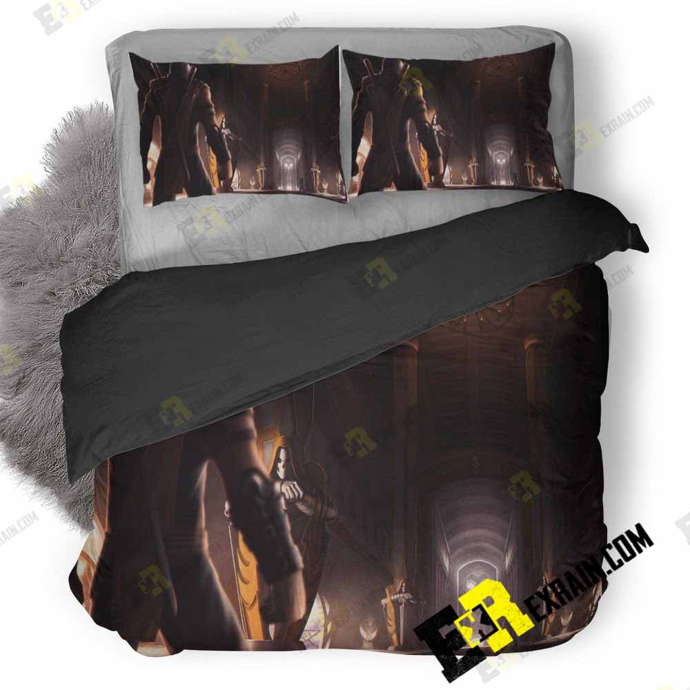Scorpion Sub Zero Mortal Kombat Do 3D Customized Duvet Cover Bedding Set